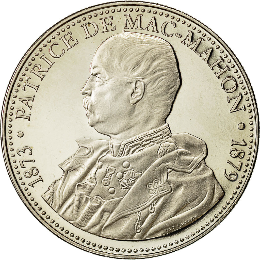 Francia, Medal, Les Présidents de la République, Patrice de Mac-Mahon, French