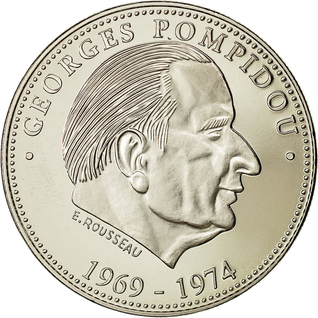 Francia, Medal, Les Présidents de la République, Georges Pompidou, French