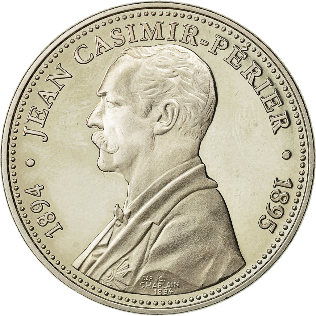 Francia, Medal, Les Présidents de la République, Jean Casimir-Périer, French