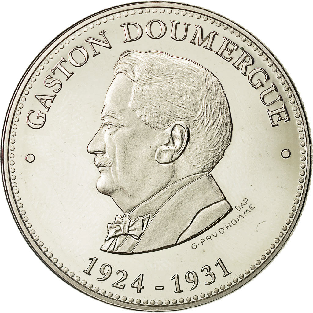 France, Medal, Les Présidents de la République, Gaston Doumergue, French Third