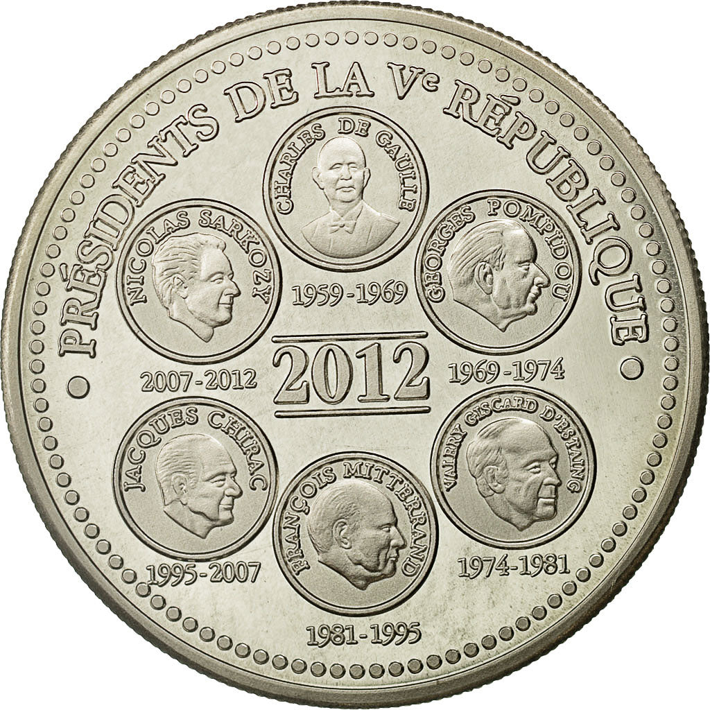 France, Medal, Présidents de la Ve République, French Fifth Republic