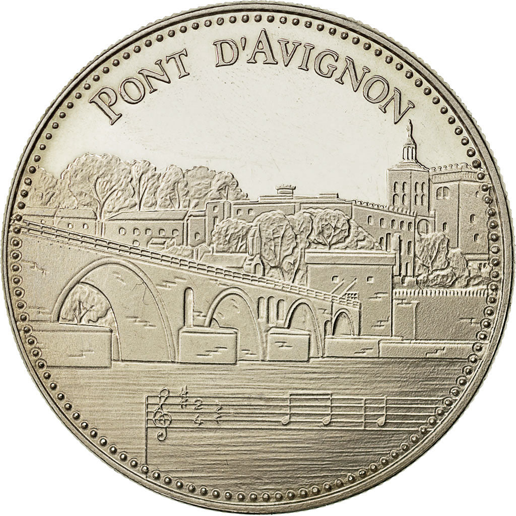 Francia, Medal, Les plus beaux trésors du patrimoine de France, Pont d'Avignon