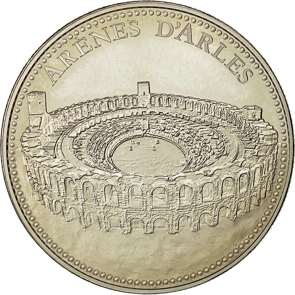 Frankreich, Medal, Les plus beaux trésors du patrimoine de France, Arènes