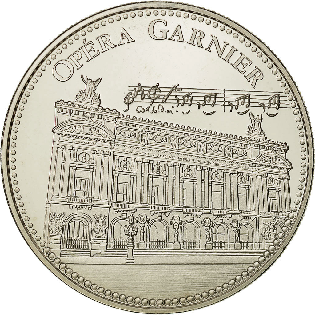 France, Medal, Les plus beaux trésors du patrimoine de France, Opéra Garnier