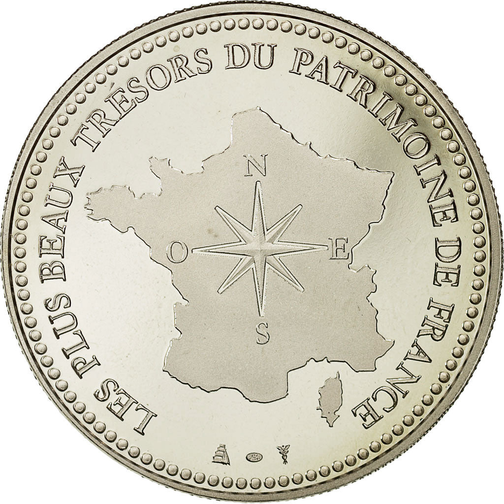 Frankreich, Medal, Les plus beaux trésors du patrimoine de France, Cathédrale