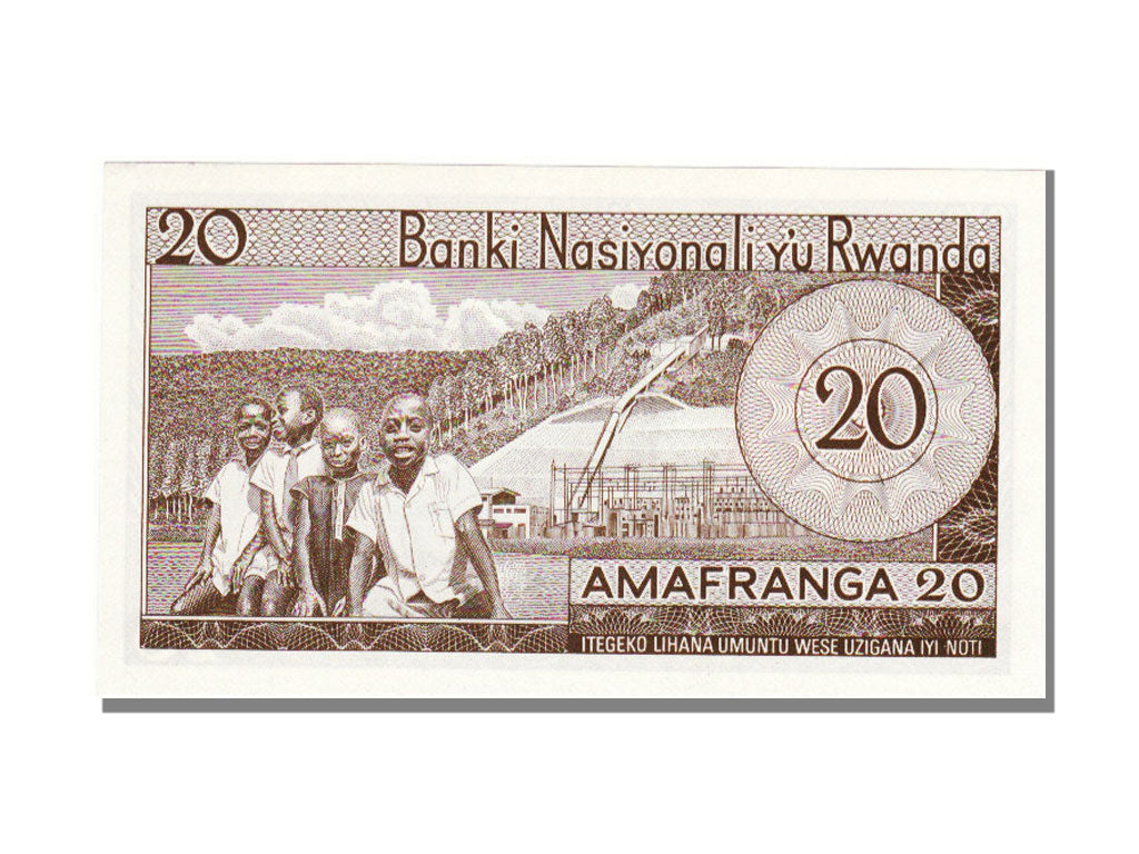 Rwanda, 20 Francs, 1976, 1976-01-01, UNC(65-70), BC 659741