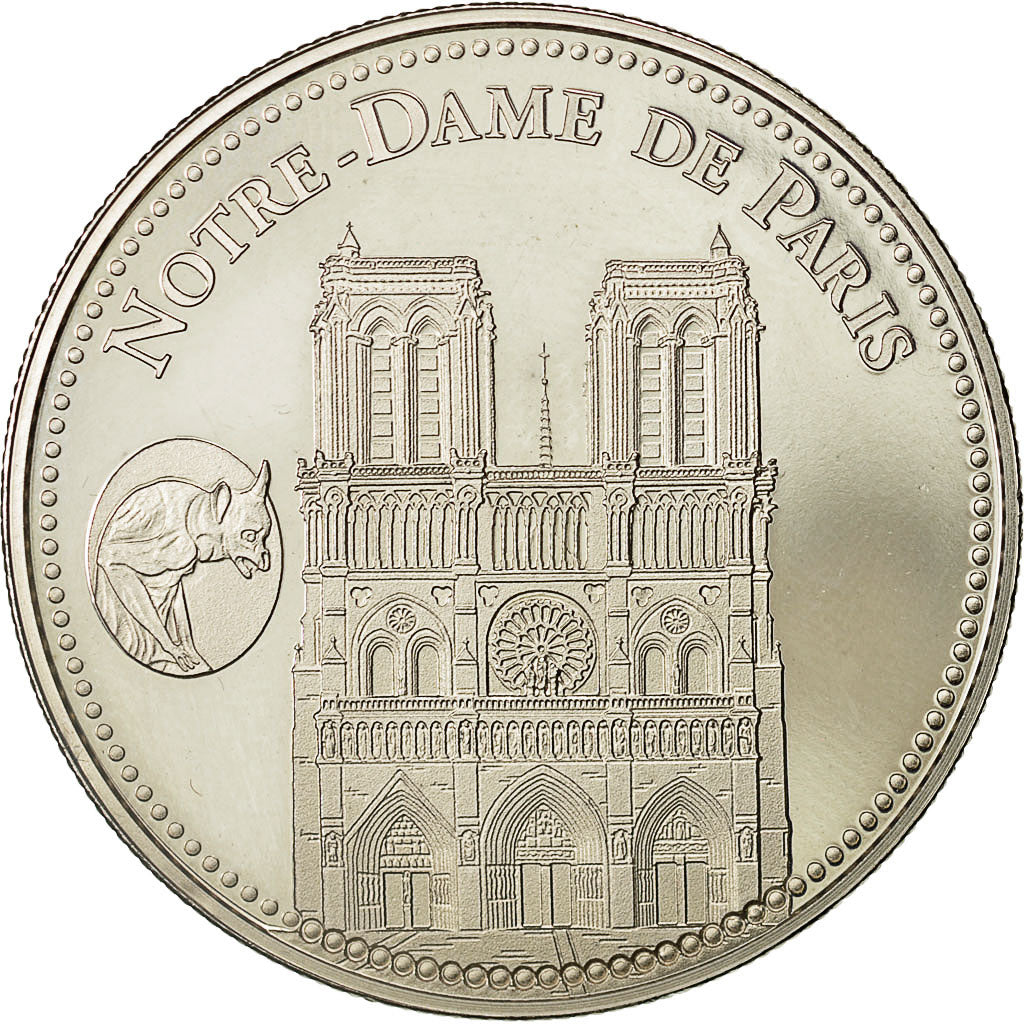 France, Medal, Les plus beaux trésors du patrimoine de France, Notre Dame de