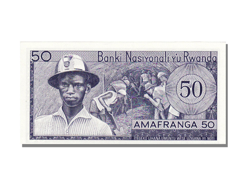 Ruanda, 50 Francs, 1976, 1976-01-01, FDS
