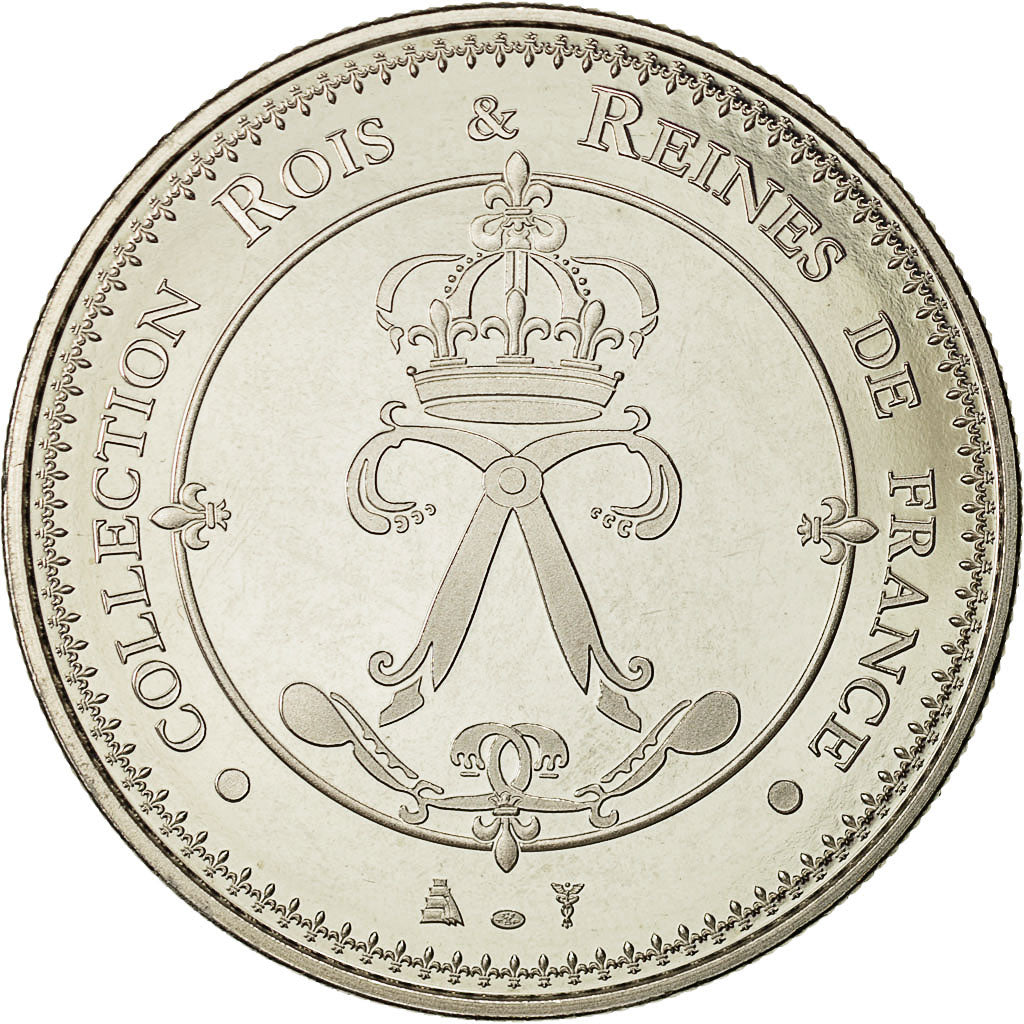 France, Medal, Royal, Charles X, History, Dynastie des Bourbons, MS(64), Nickel