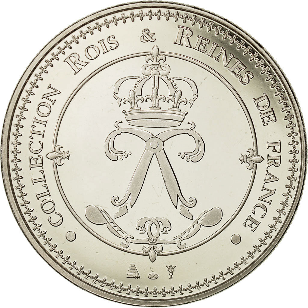 France, Medal, Royal, Charles VII, History, Dynastie des Valois, MS(64), Nickel