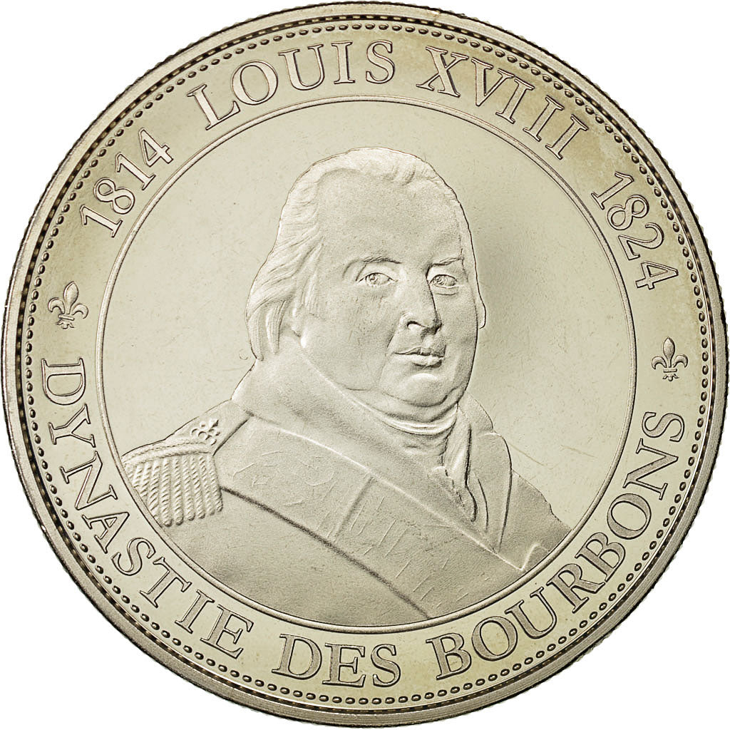 Francja, Medal, Królewskie, Ludwik XVIII, Historia, Dynastie des Bourbons