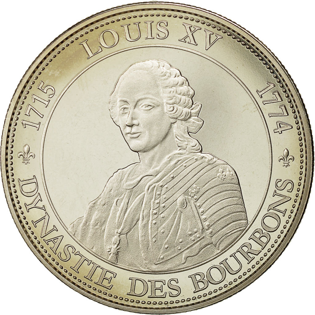 Francja, Medal, Królewskie, Ludwik XV, Historia, Dynastie des Bourbons, MS(64)