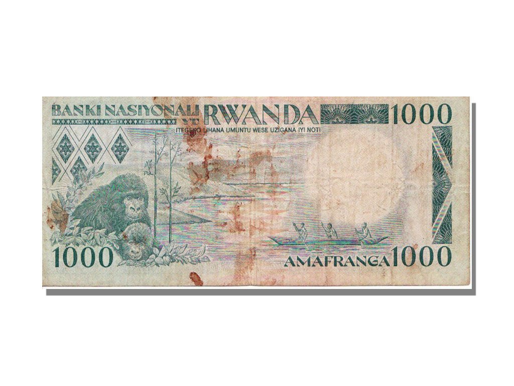 Rwanda, 1000 Francs, 1981, KM #17a, 1981-07-01, EF(40-45), C6776092