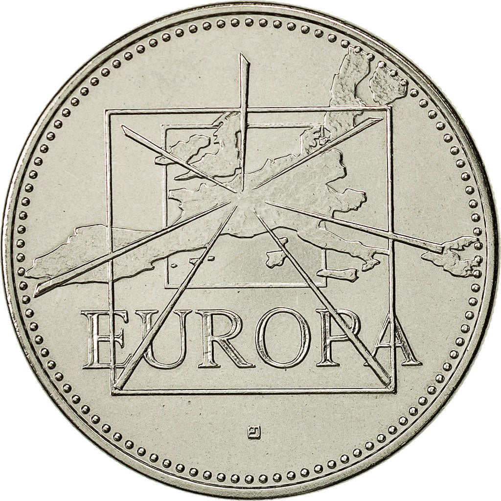 Francja, Medal, Europa, 1997, MS(64), Miedź-Nikiel