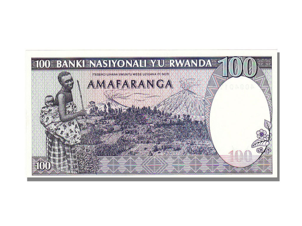 Rwanda, 100 Francs, 1989, KM #19, 1989-04-24, UNC(65-70), P4094017