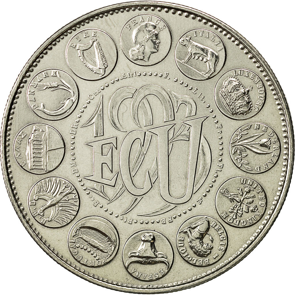 France, Medal, Ecu Europa, 1993, SPL+, Copper-nickel