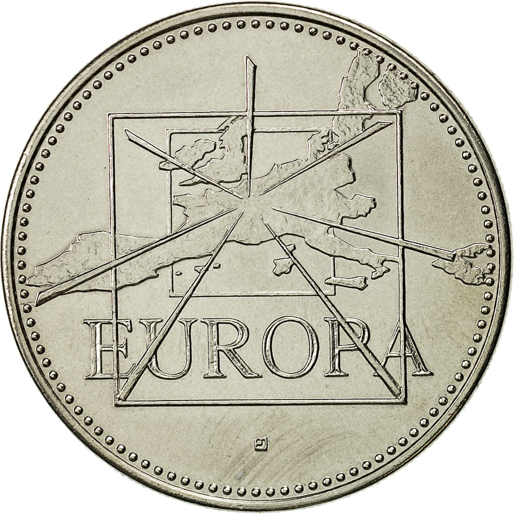 France, Medal, Ecu Europa, 1995, MS(64), Copper-nickel
