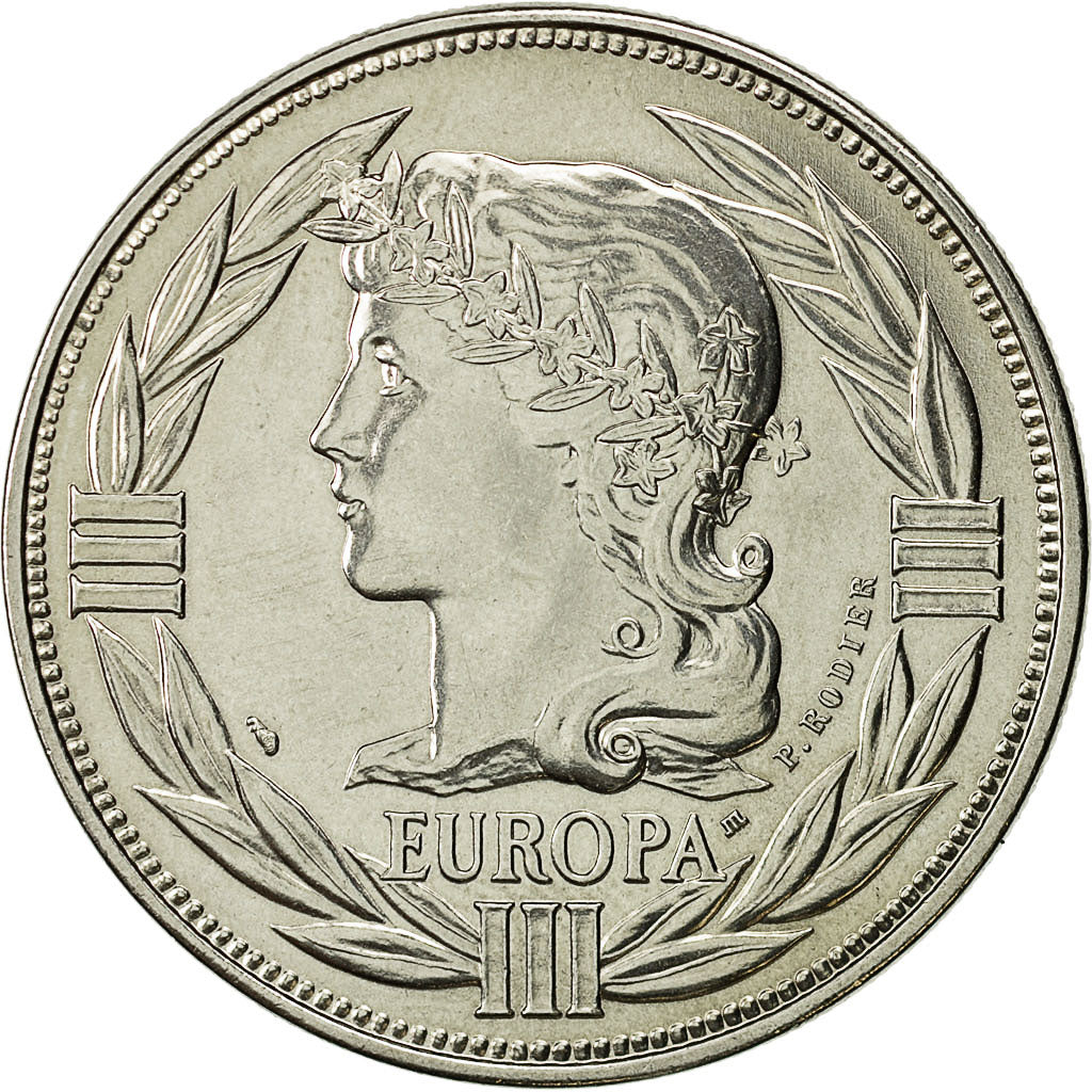 France, Medal, Ecu Europa, Essai, 1987, MS(64), Copper-nickel