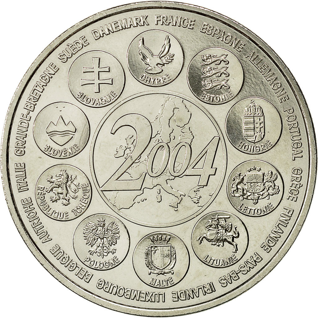 Frankreich, Medal, L'Europe des XXV, Essai, 2004, UNZ+, Copper-nickel