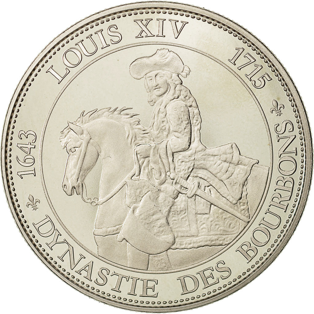 Francja, Medal, Królewskie, Les rois de France, Louis XIV, Historia, Dynastie
