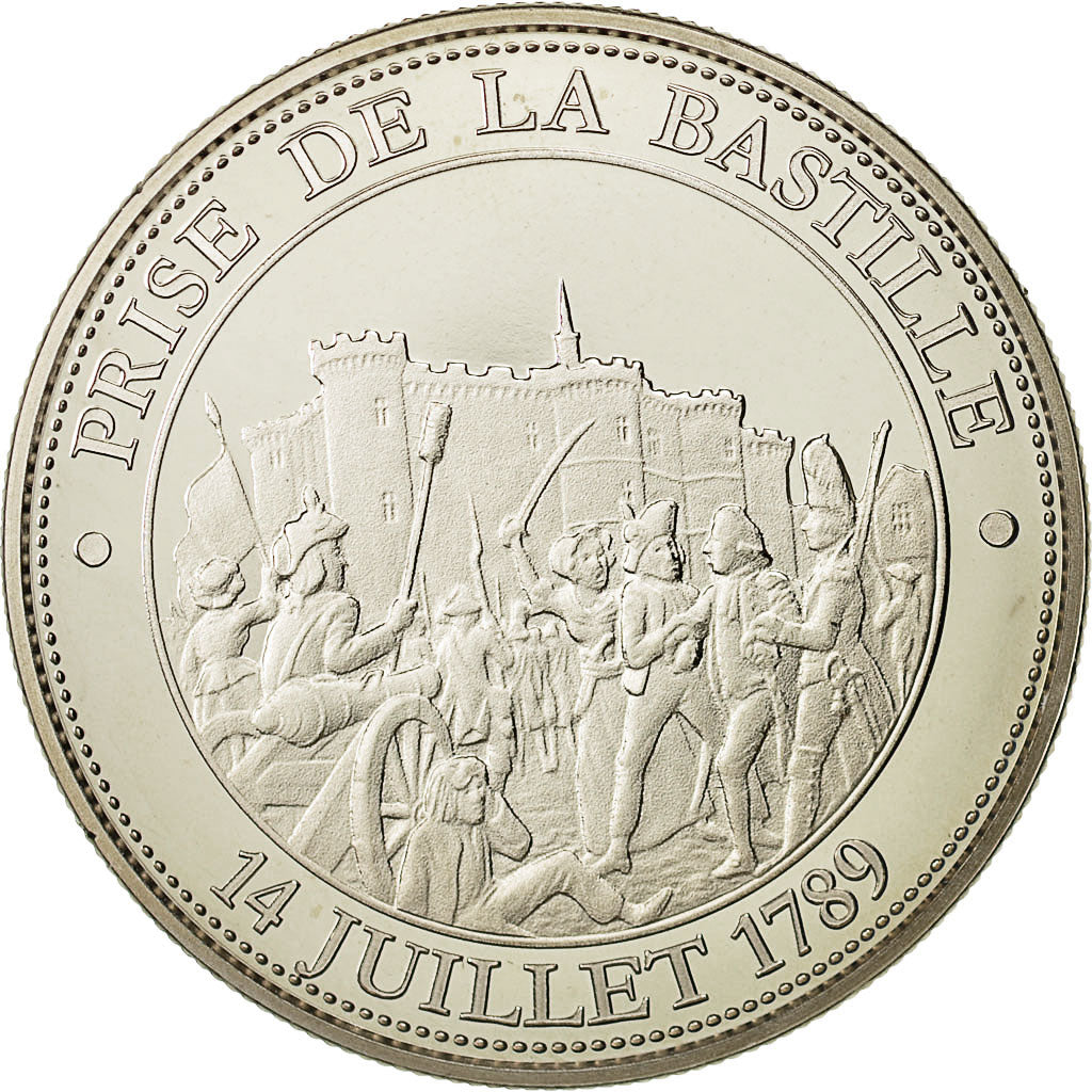 Francja, Medal, Królewskie, Prise de la Bastille, Historia, 1789, MS(64)