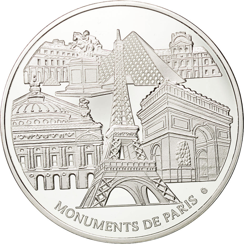 Francja, Medal, Monuments de Paris, La Sainte Chapelle, Sztuka i Kultura