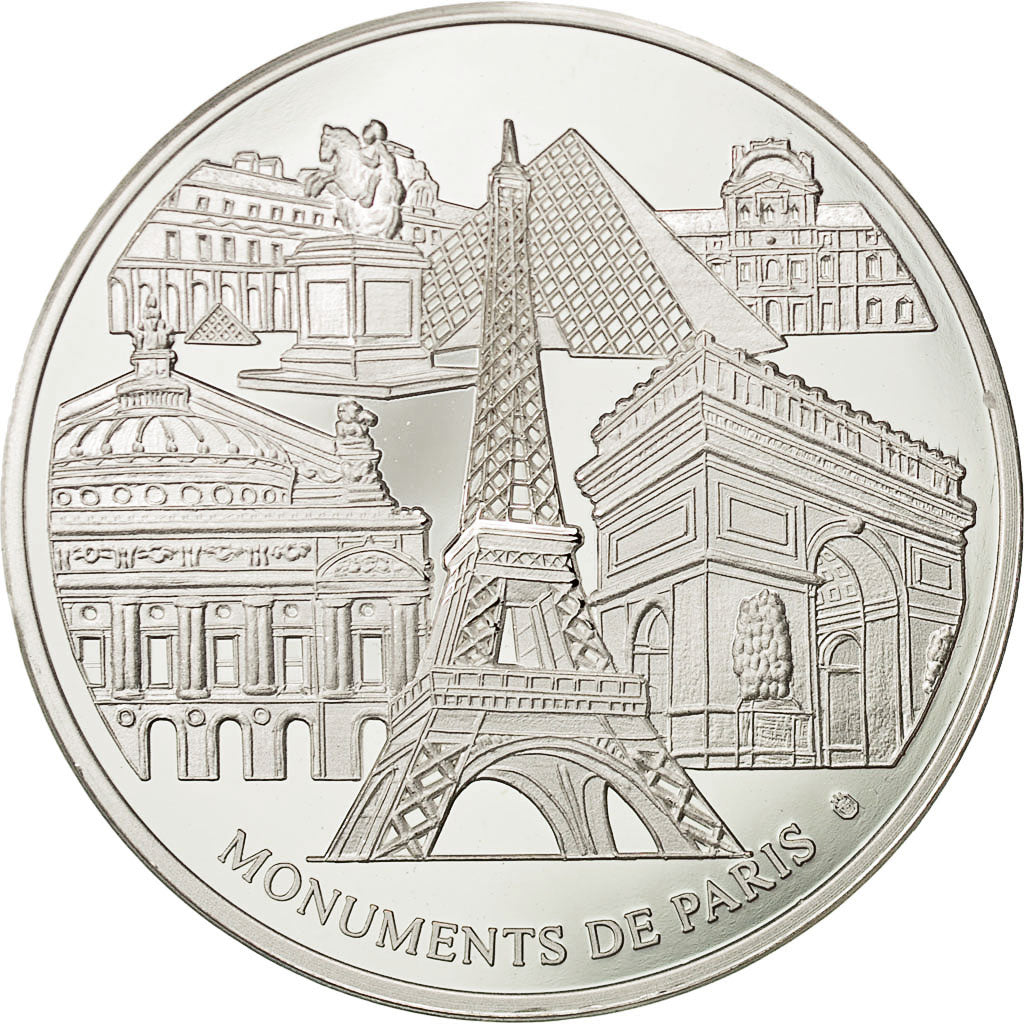 Francja, Medal, Monuments de Paris, L'Eglise du Dôme des Invalides, Sztuka i