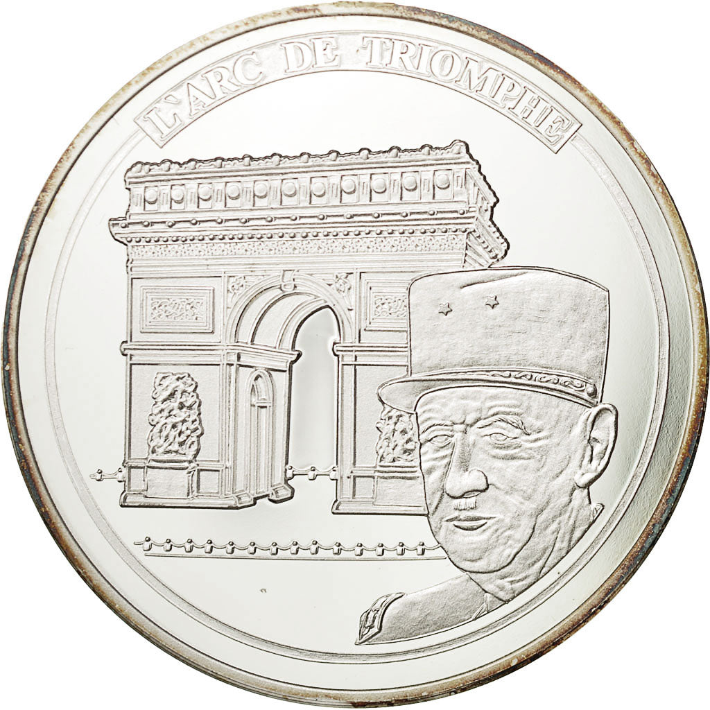 Frankreich, Medal, Monuments de Paris, L'Arc de Triomphe, Arts & Culture, VZ