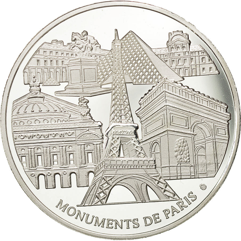 Francja, Medal, Monuments de Paris, Le Théâtre Français, Sztuka i Kultura