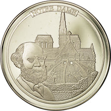 Frankreich, Medal, Monuments de Paris, Notre Dame, Arts & Culture, VZ, Copper