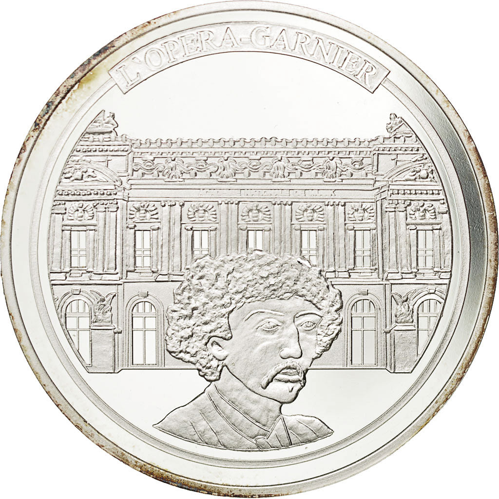 France, Medal, Monuments de Paris, L'Opéra Garnier, Arts & Culture, SUP, Cuivre