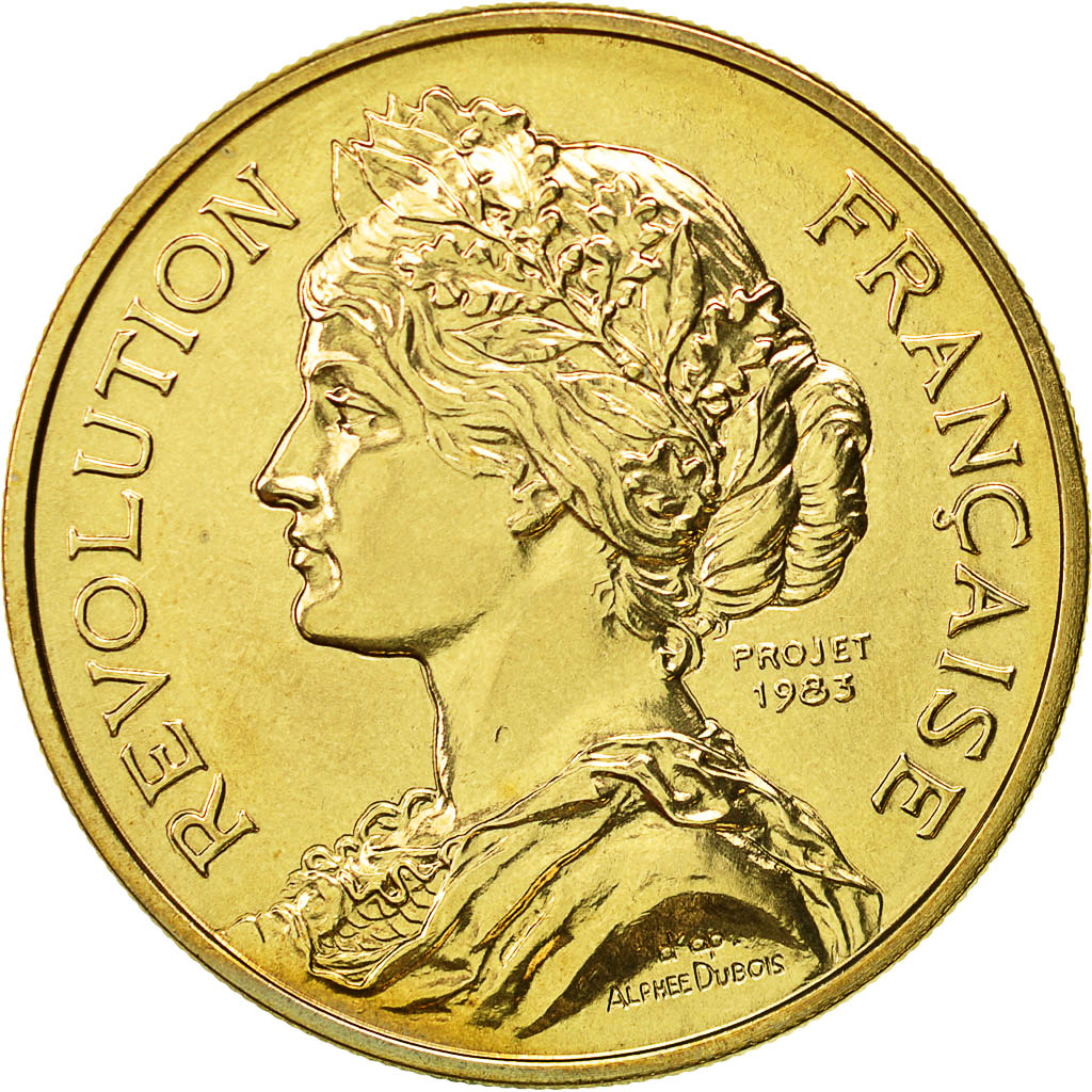 Francja, Medal, Bicentenaire de la Prise de la Bastille, Historia, Dubois.A