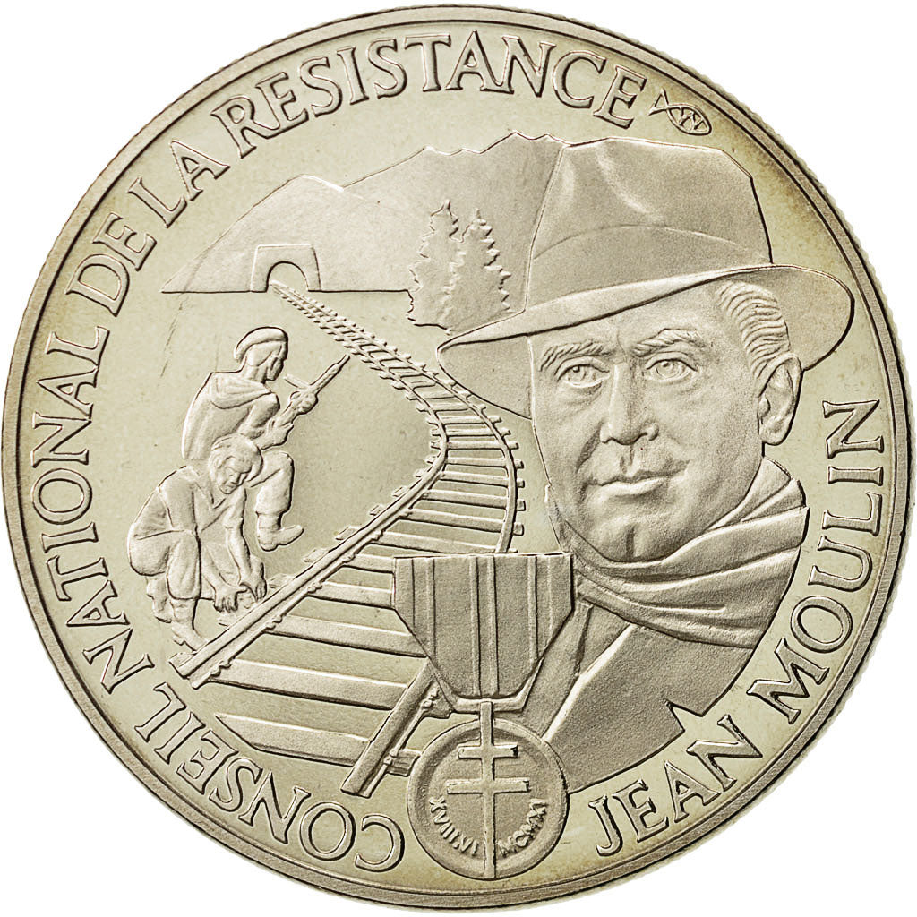 Francja, Medal, 1939-1945, Conseil National de la Résistance, Jean Moulin
