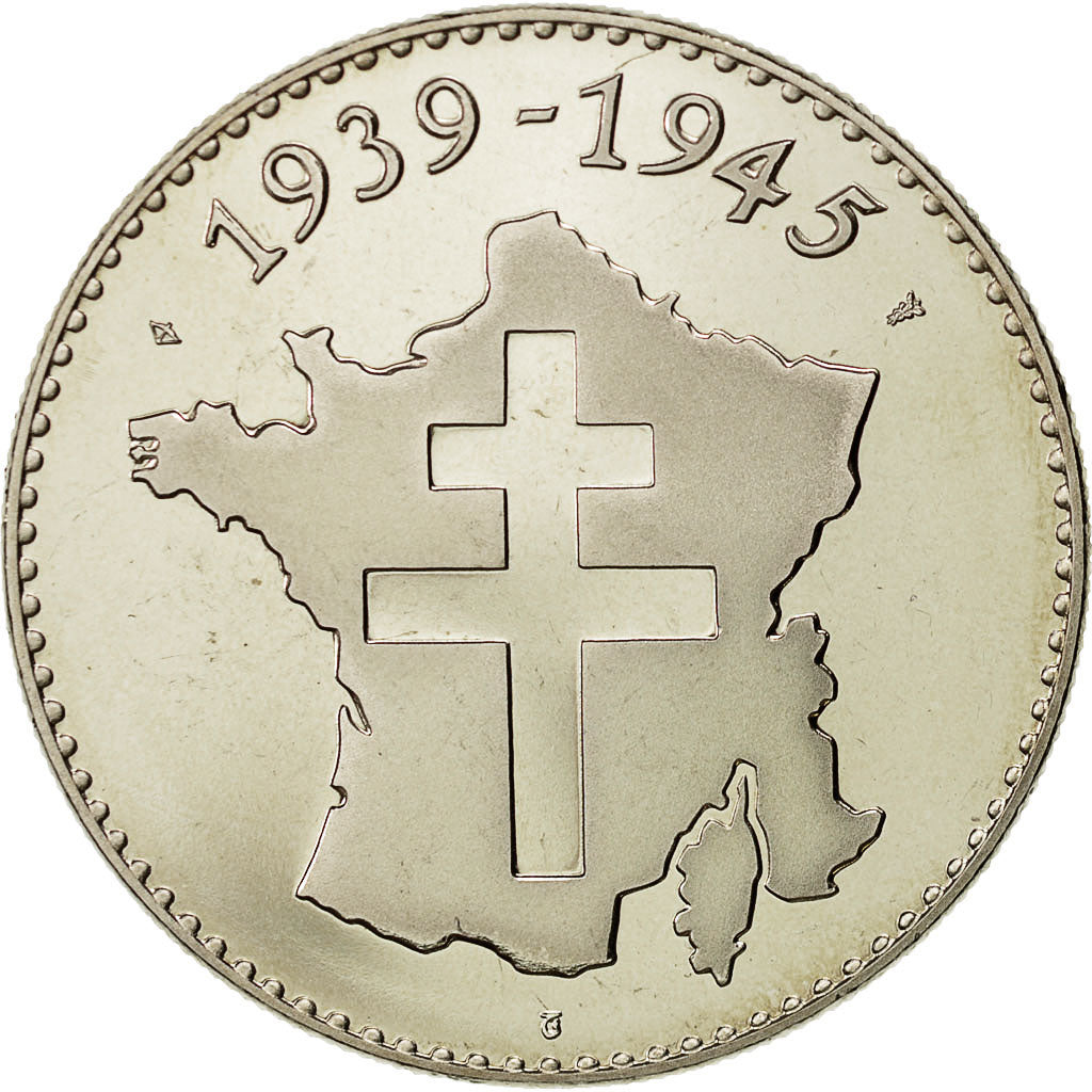 Francja, Medal, 1939-1945, Conseil National de la Résistance, Jean Moulin