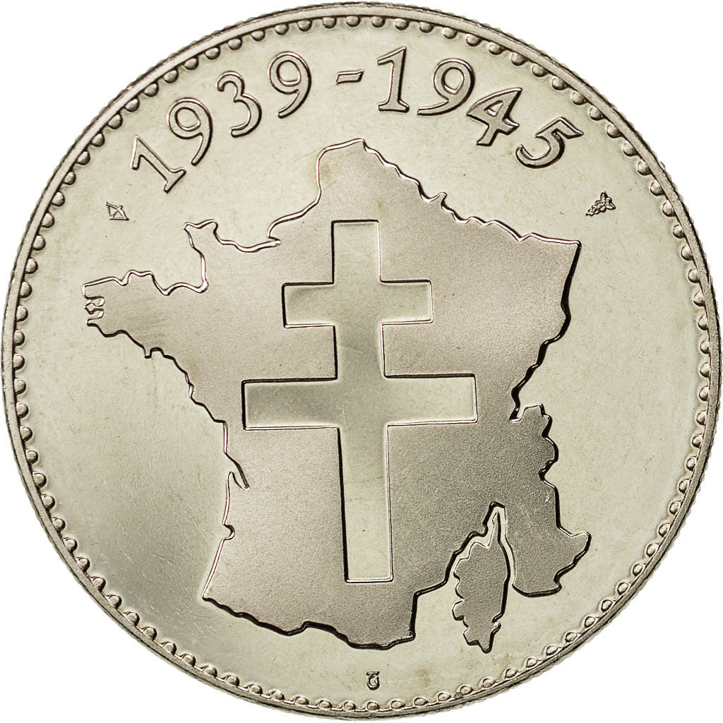 Francia, Medal, 1939-1945, Yalta, 11 février 1945, Politics, Society, War