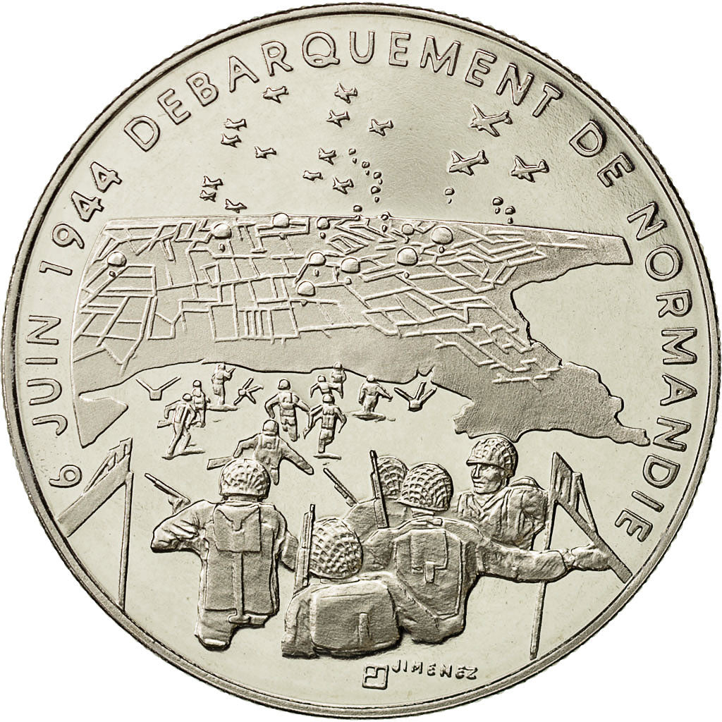 France, Medal, 1939-1945, Débarquement de Normandie, Politics, Society, War