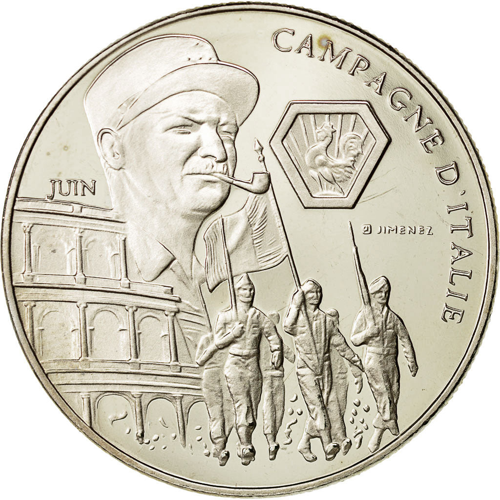 France, Medal, 1939-1945, Campagne d'Italie, Politics, Society, War, Jimenez