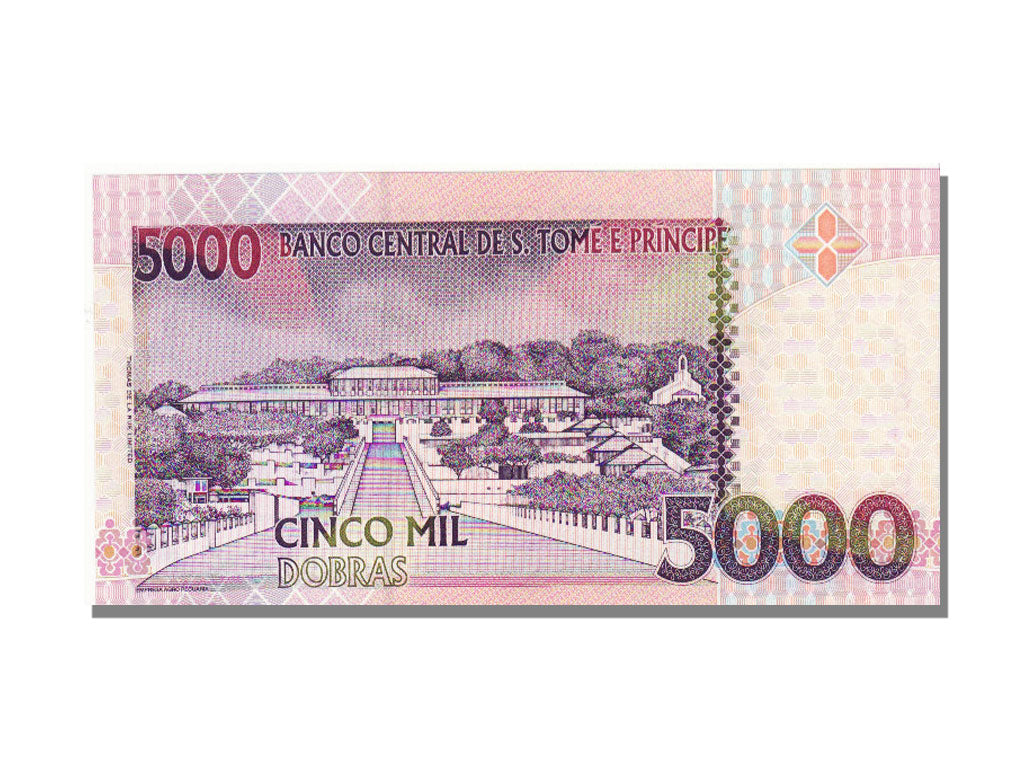 S&atilde;o Tom&eacute; and Pr&iacute;ncipe, 5000 Dobras, 1996, 1996-10-22,...
