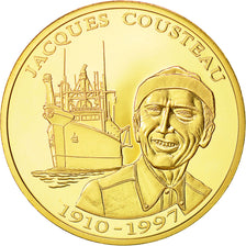 France, Medal, Jacques Cousteau, 1910-1997, History, Histoire de France, SPL+