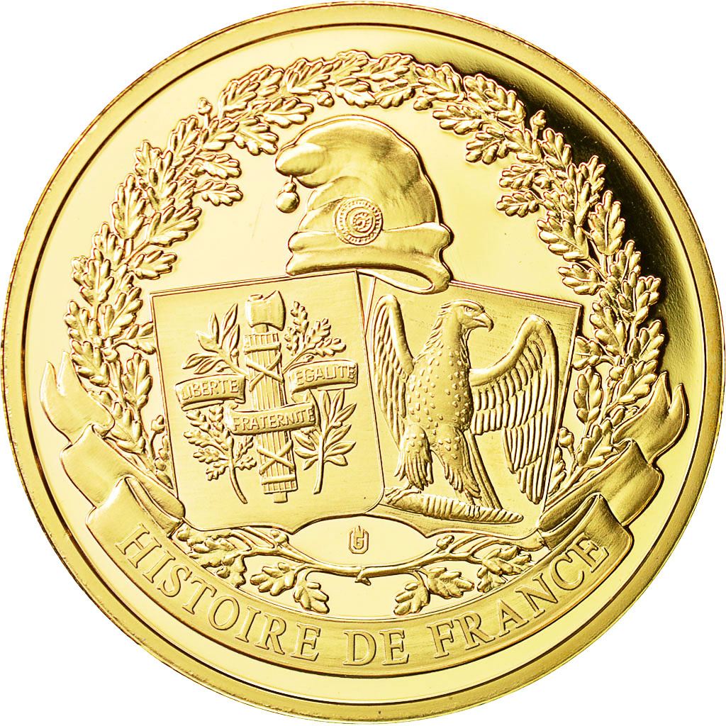 France, Medal, Jacques Cousteau, 1910-1997, History, Histoire de France, SPL+