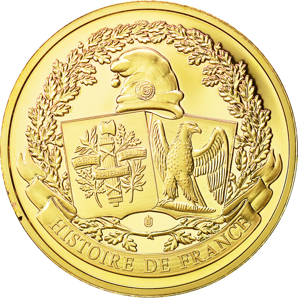 France, Medal, Charles Martel à Poitiers, 25 octobre 732, History, Histoire de