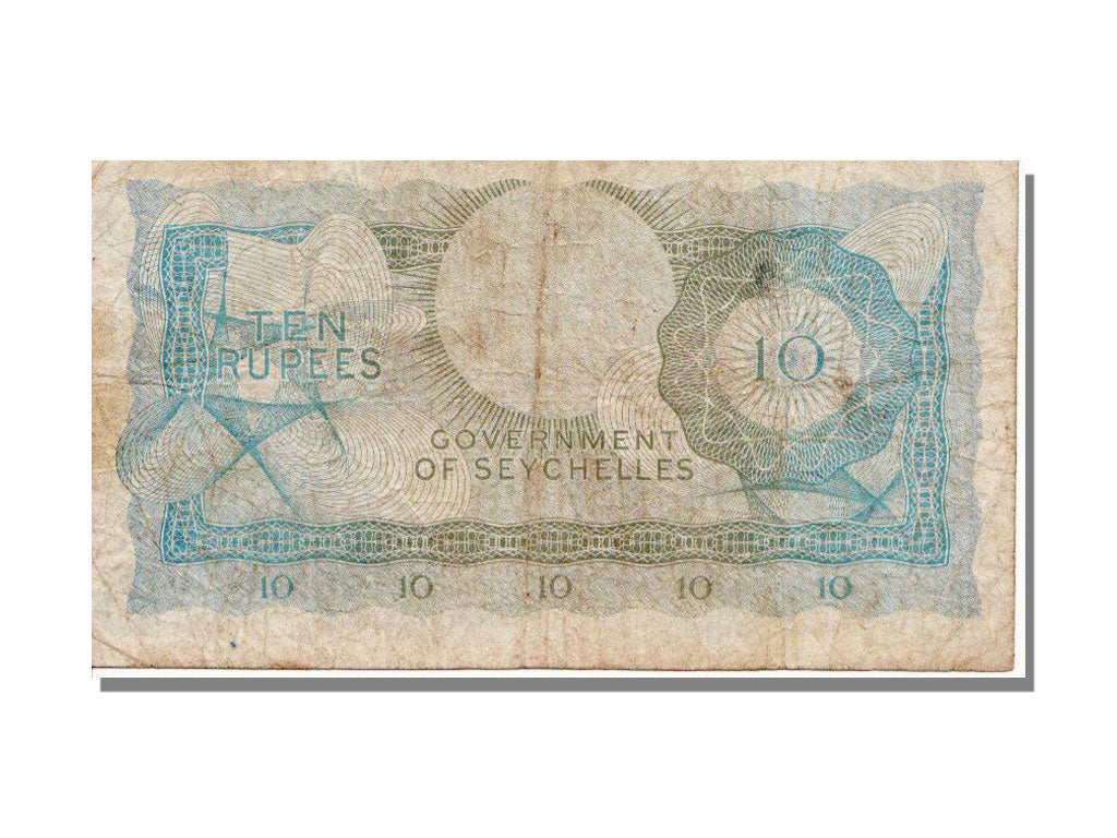 Seychelles, 10 Rupees, 1974, 1974-01-01, VF(30-35)