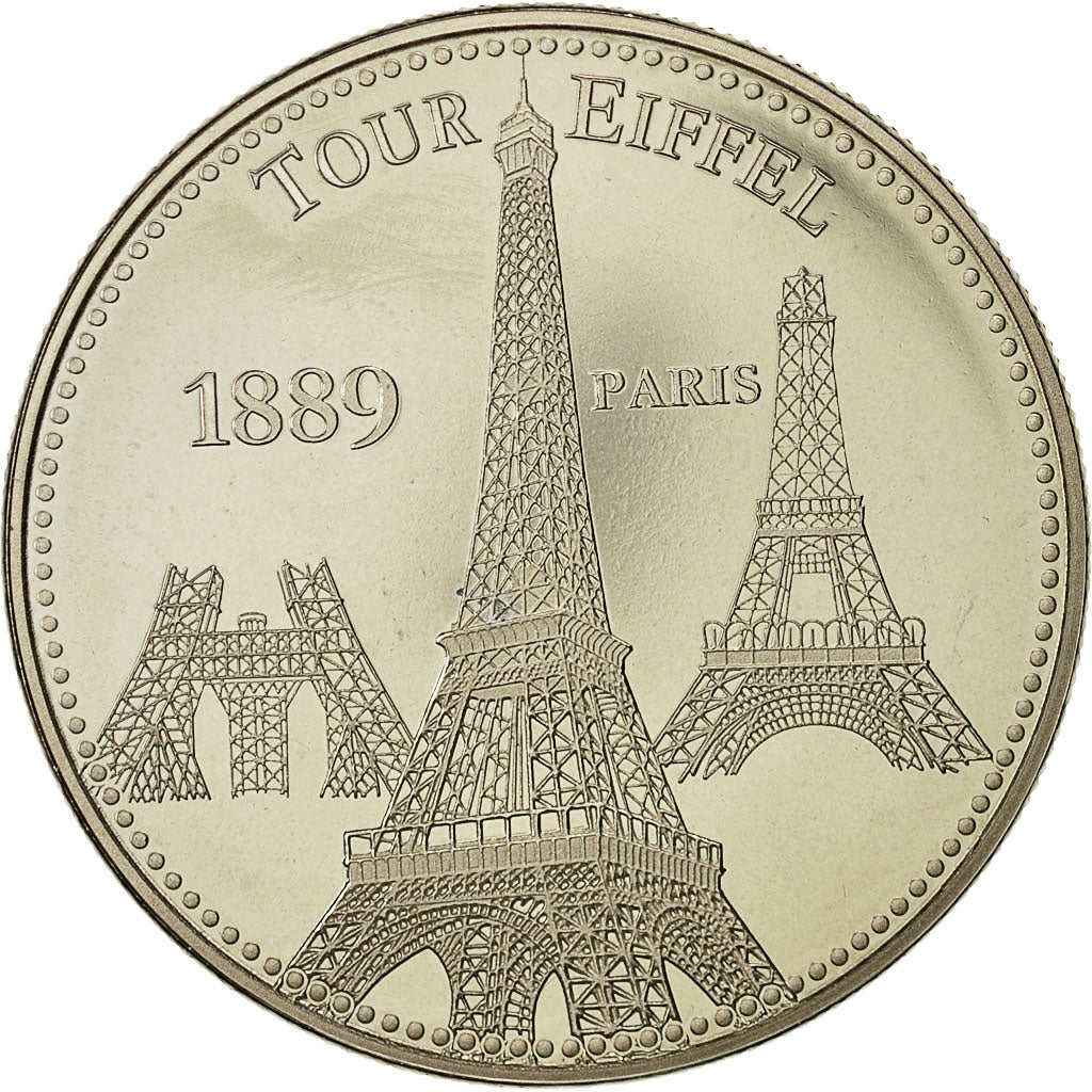 Francja, Medal, Les plus beaux trésors du patrimoine de France, Tour Eiffel