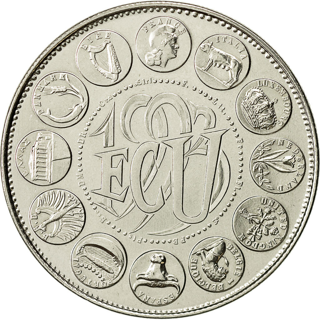 France, Medal, Ecu Europa, 1993, SPL, Cupro-nickel