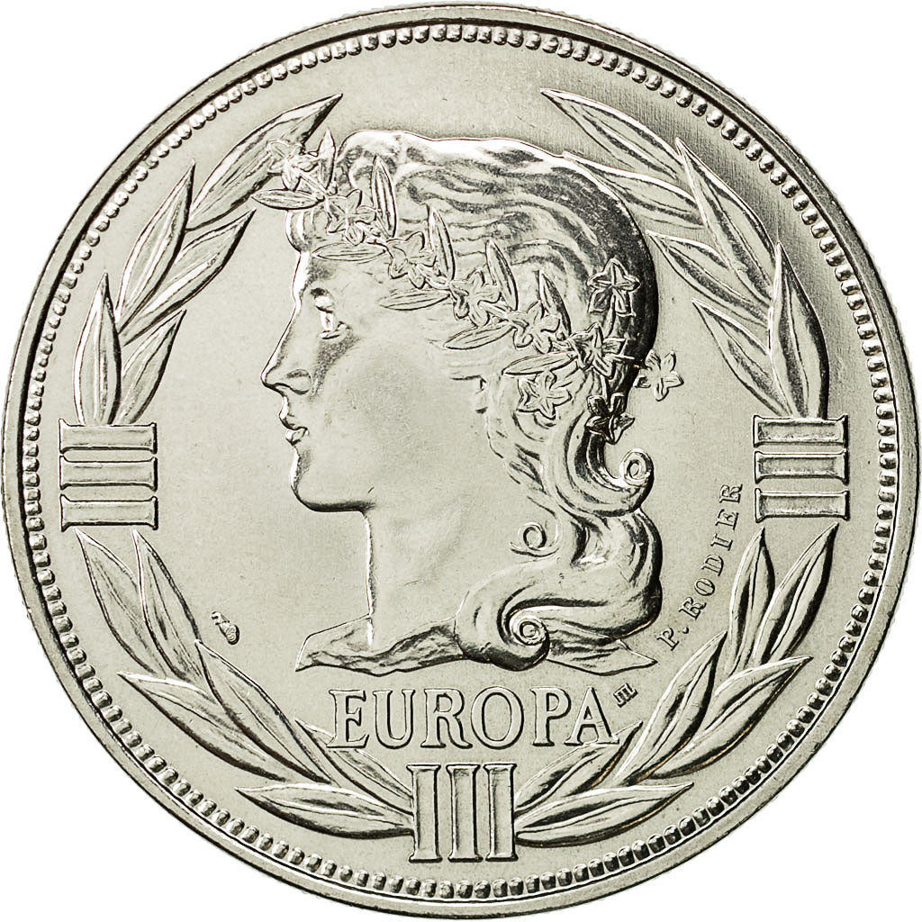 France, Medal, Ecu Europa, 1986, MS(63), Cupro-nickel