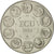 Francja, Medal, Ecu Europa, 1984, MS(63), Miedzionikiel