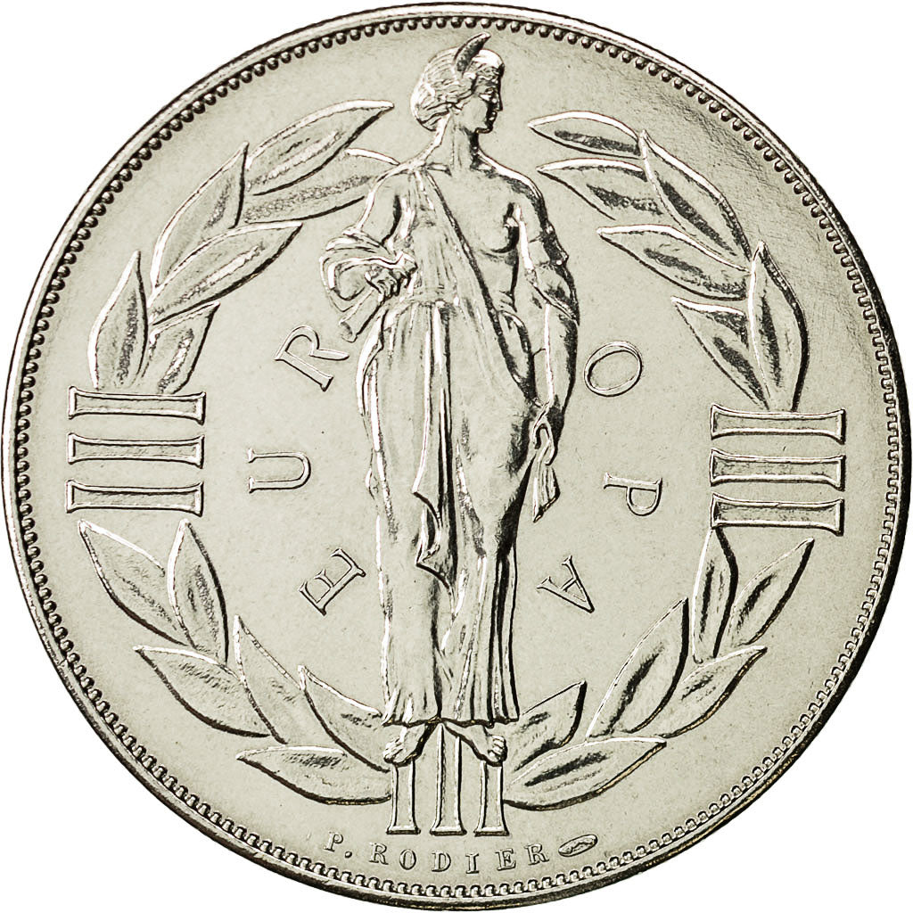 France, Medal, Ecu Europa, 1979, MS(63), Cupro-nickel