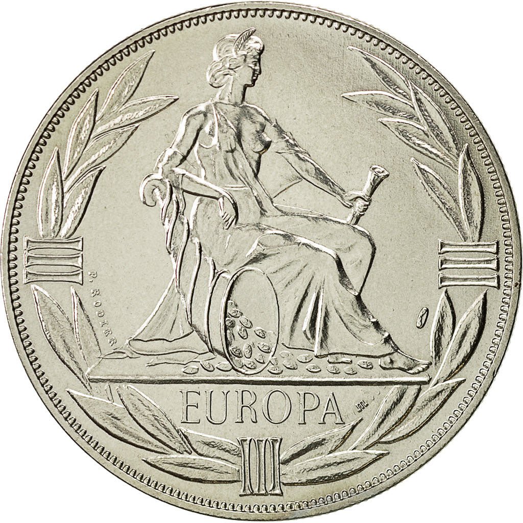France, Medal, Ecu Europa, 1981, SPL, Cupro-nickel