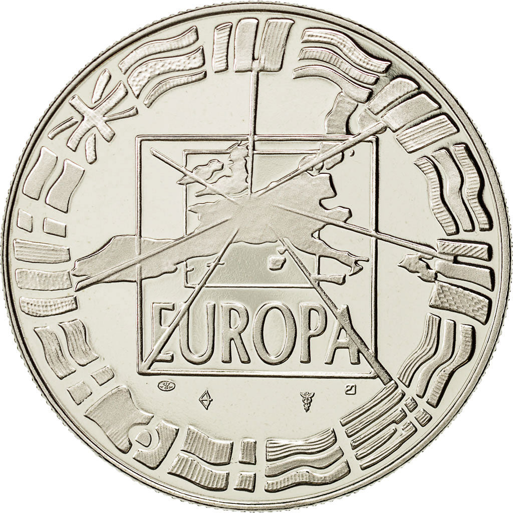 France, Medal, Euro, Europa, 1998, MS(63), Cupro-nickel