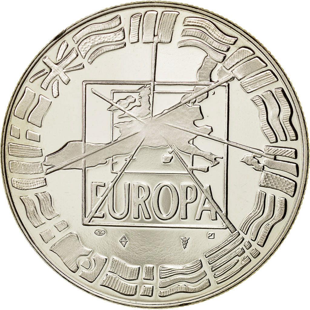 Francja, Medal, 1er Janvier 1999, Euro Parité, EUROPA, 1999, MS(63)